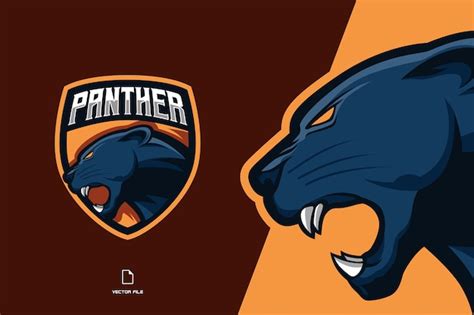 Premium Vector Panther Head Mascot Esport Logo For Sport Team