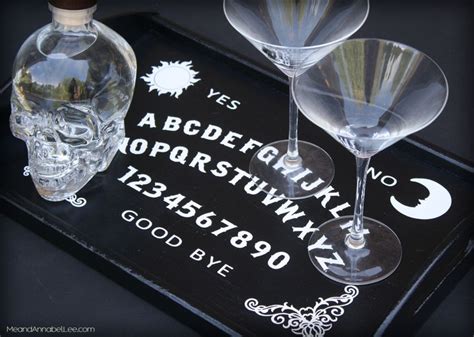 Diy Ouija Board Serving Tray Cricut Tutorial Gothic Entertaining