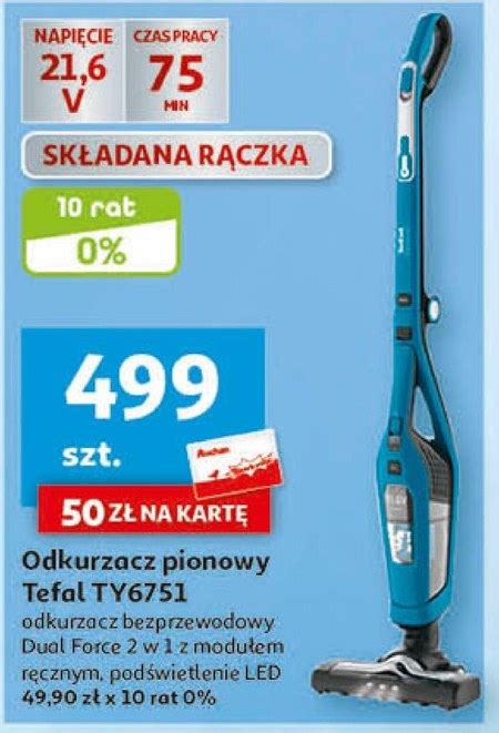 Odkurzacz Bezprzewodowy Tefal Promocja Auchan Hipermarket Ding Pl