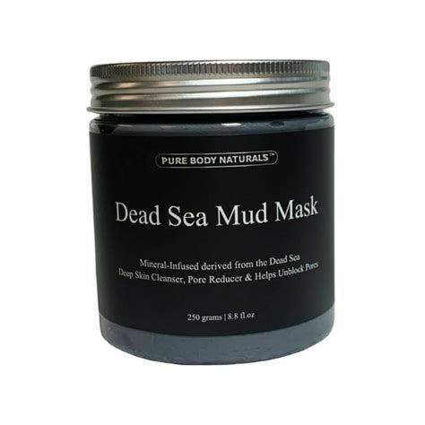 Dead Sea Mud Mask By Pure Body Naturals 250 Grams 88 Floz