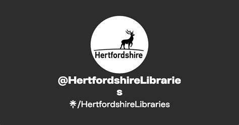 HertfordshireLibraries | Twitter, Instagram, Facebook | Linktree