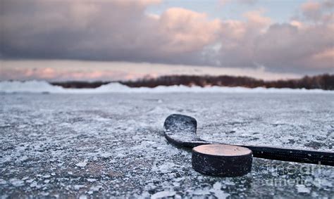 Pond Hockey Photograph By Mike Wilkinson