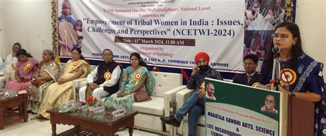 MG College Holds Seminar On Empowerment Of Tribal Women D Voice