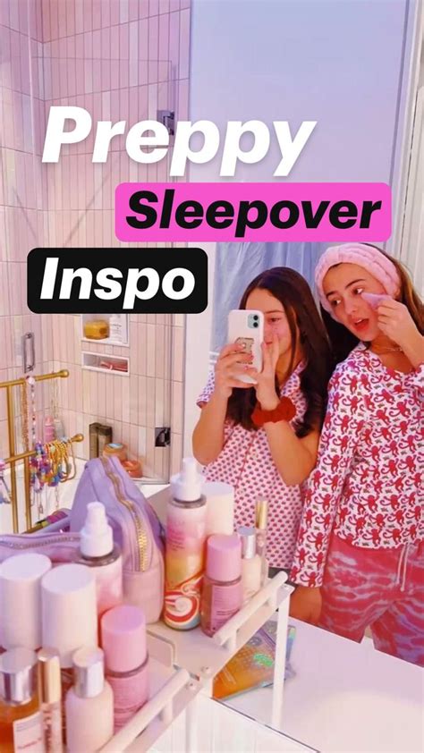 Preppy Sleepover Inspo 💖⚡️ Sleepover Activities Fun Sleepover Ideas