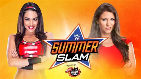 Stephanie McMahon vs. Brie Bella match official for WWE SummerSlam 2014 ...