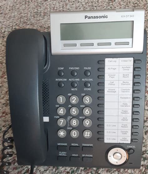 Panasonic Kx Dt Phone Black Ebay