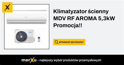 Mdv Klimatyzator ścienny RF AROMA 5 3kW Promocja merXu Negocjuj