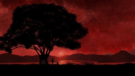 Anime Red Sunset - Other & Anime Background Wallpapers on Desktop Nexus ...