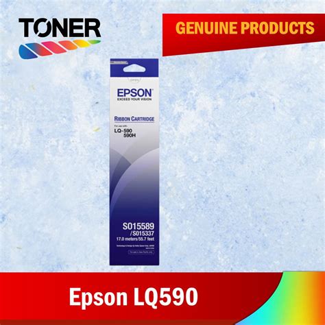 Epson Genuine Original Lq Lq Lq Ribbon Cartridge S