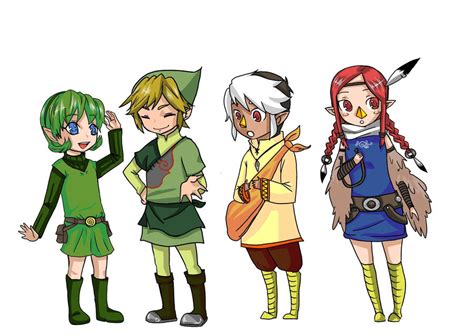 zelda characters designed by me by sho-hei on DeviantArt