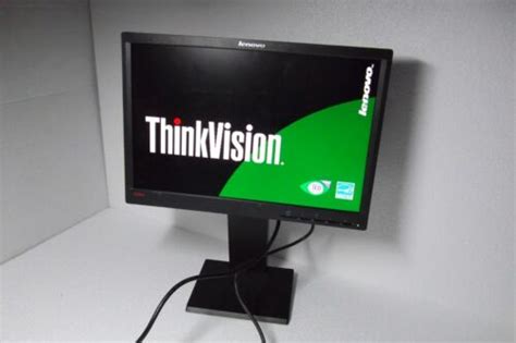 Lenovo L1951pwd 19 Widescreen Led Monitor Vga Dvi 5ms 2448 Hb6 L1951p