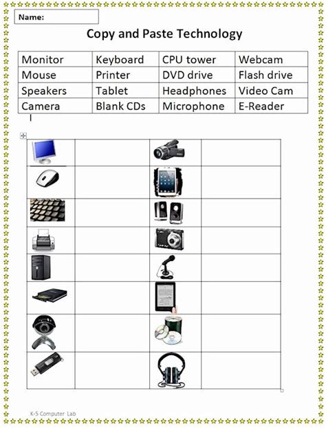 Ks Computer Science Worksheets