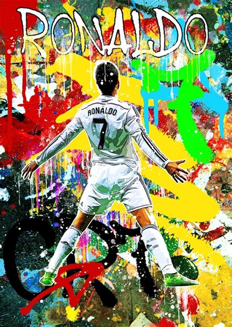 Cristiano Ronaldo Real Madrid Posters And Prints By Antonio Printler