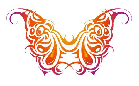 Butterfly shape stock vector. Illustration of decoration - 18666837