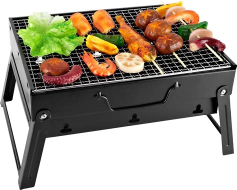 Sunjas Barbecue Portable Mini Barbecue Charbon Pliable Bbq Grill