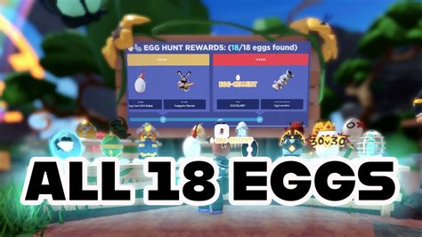 How To Get All 18 Easter Eggs In Roblox Bedwars 🥚🐰 Youtube