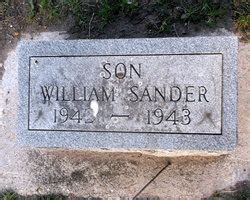 William Sander 1942 1943 Mémorial Find a Grave