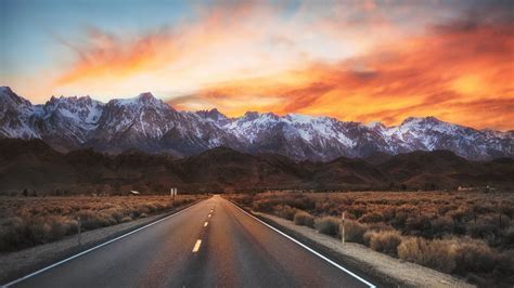 Highway 136 to Lone Pine, Alabama Hills, California, USA | Windows ...