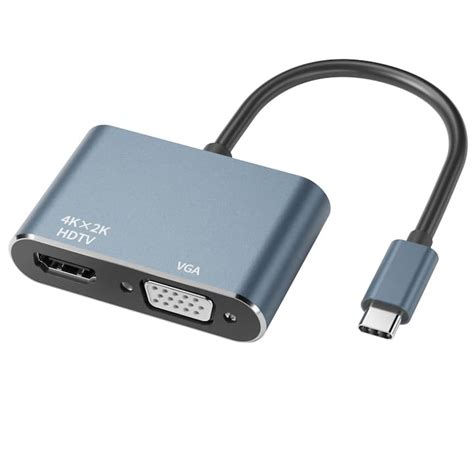 Адаптер за монитор Jeswo Usb Chdmivga 4k сив Emagbg