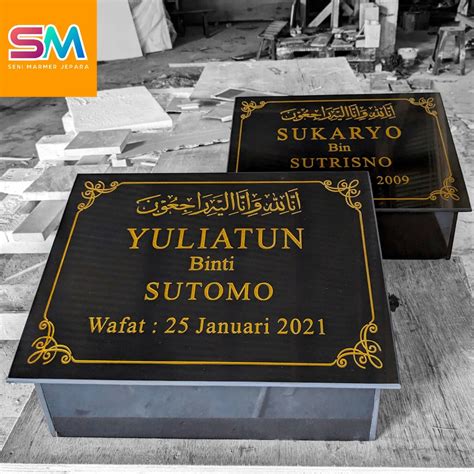 Jual Batu Nisan Makam Dudukan Besar Granit Minimalis Cm Shopee