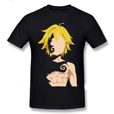 Camiseta Basica Camisa Nanatsu No Tazai Meliodas Pecados Anime Novidade