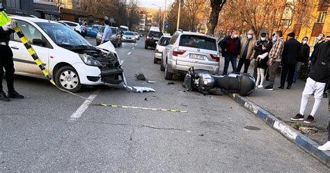 Accident N Craiova Motociclist La Spital Dup Ce A Fost Lovit De O