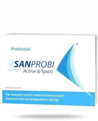 Sanprobi Active Sport Probiotyk Kapsu Ek Allegro Pl