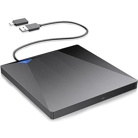 Amazon VersionTECH External CD DVD Drive USB 3 0 Type C Portable