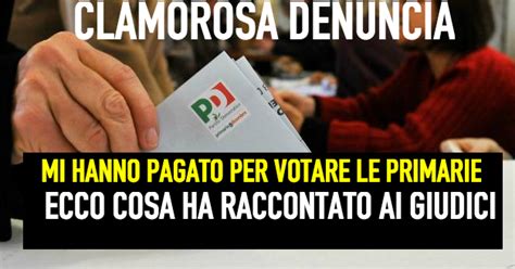 Lattivista A 5 Stelle “mi Hanno Pagato Per Votare Renzi Alle Primarie