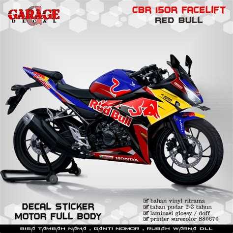 Decal Cbr R Facelift Full Body Stiker Cbr R Facelift Full Body