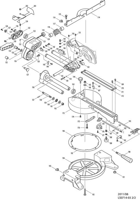 Makita Chop Saw Parts List Reviewmotors Co