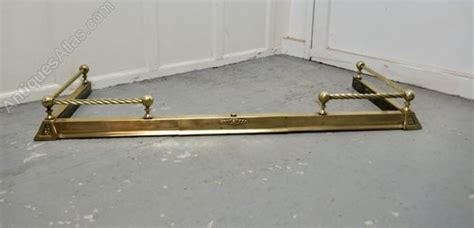 Antiques Atlas Victorian Extending Barley Twist Brass Fender