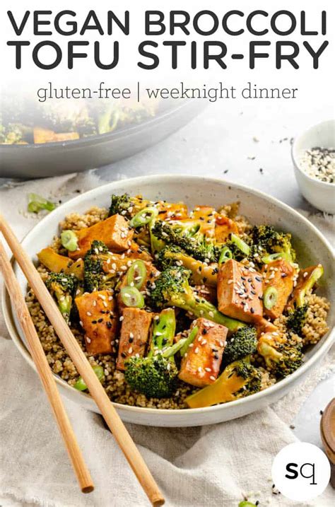 Broccoli Tofu Stir Fry Ready In Minutes Simply Quinoa