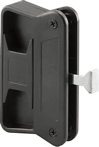 Prime Line A 168 Black Plastic Sliding Screen Door Latch And Pull