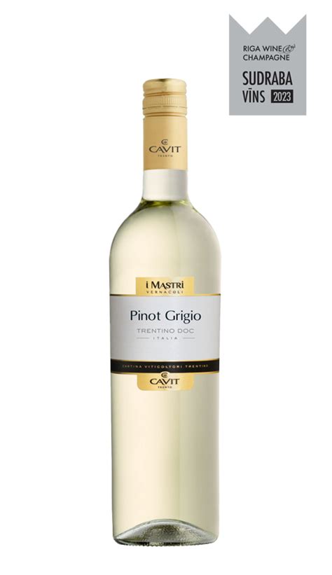 Cavit I Mastri Pinot Grigio Trentino DOC Amber Distribution Latvija