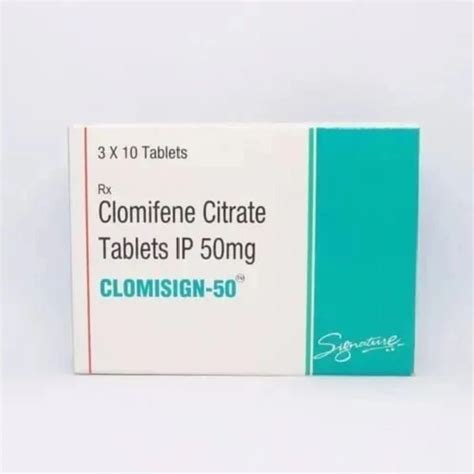 Clomifene Citrate Mg Tablets Packaging Type Box Packaging Size