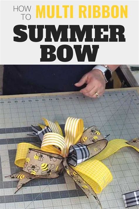 How To Make Summer Multi Ribbon Bow Artofit