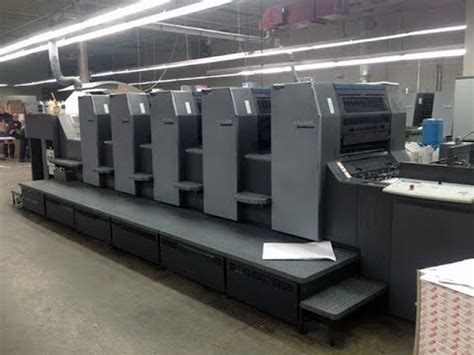 Heidelberg Speedmaster Impresora Offset Usada Youtube