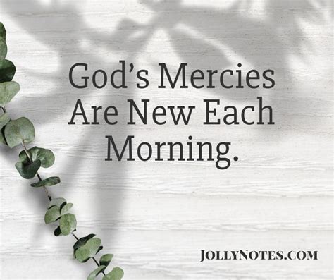 God’s Mercies Are New Every Morning: 7 Encouraging Bible Verses & Scripture Quotes. God’s ...