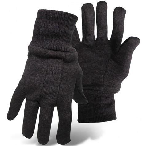 Boss Brown Jersey Work Gloves Large 12 Per Pack