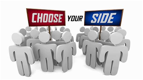 Choose Side People Teams Pick Best Option Stock Motion Graphics Sbv