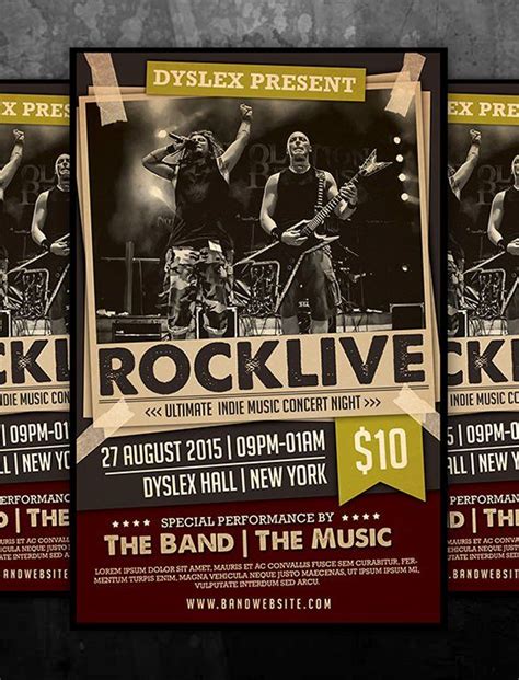 Concert Flyer Template Psd Unique 19 Concert Poster Templates And Designs