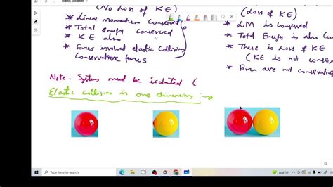 Class 11 Elastic Collision In One Dimension Ncertcetneetjee Neet Cet Physics Jee