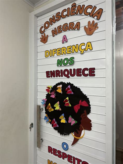 Painel D Para Porta Consci Ncia Negra Intervir Cantinho Do Saber