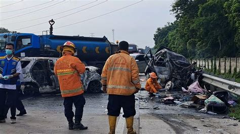 Warga Ciamis Jadi Korban Laka Maut Tol Japek Km Ini Identitas