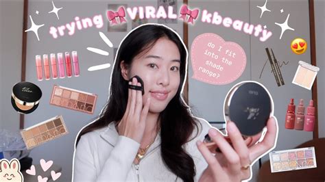 Trying Viral Korean Makeup For The First Time 😱 First Impressions