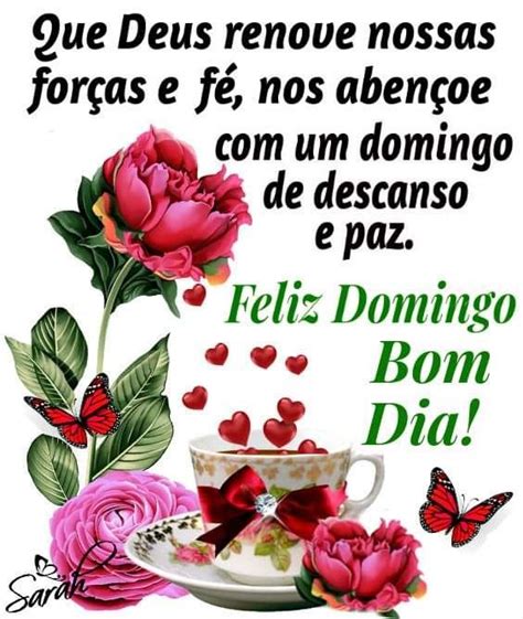 44 Frases De Bom Dia Feliz Domingo Abençoado E Maravilhoso Techwekcom