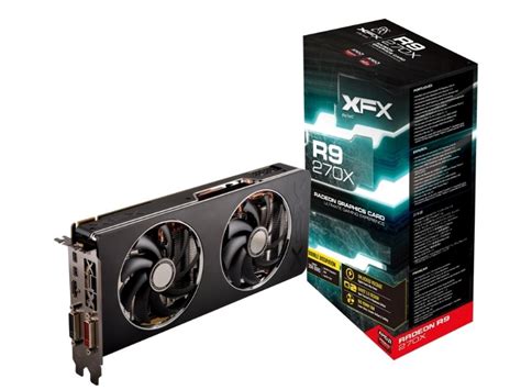 Xfx Amd Radeon R9 270x 2gb Double Dissipation Video Card R9 270x Cdfc Mwave