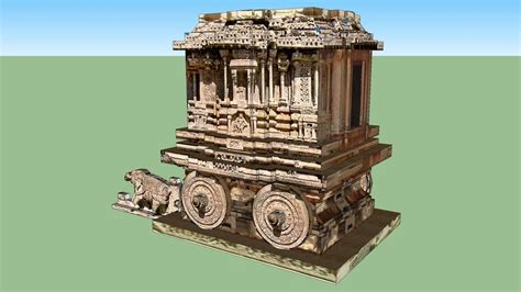 Stone Chariot Hampi 3D Warehouse