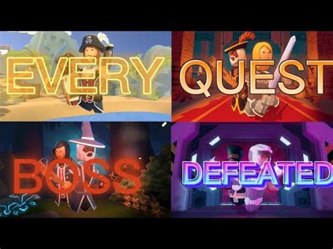 Defeating Every Rec Room Quest Boss In One Video Youtube